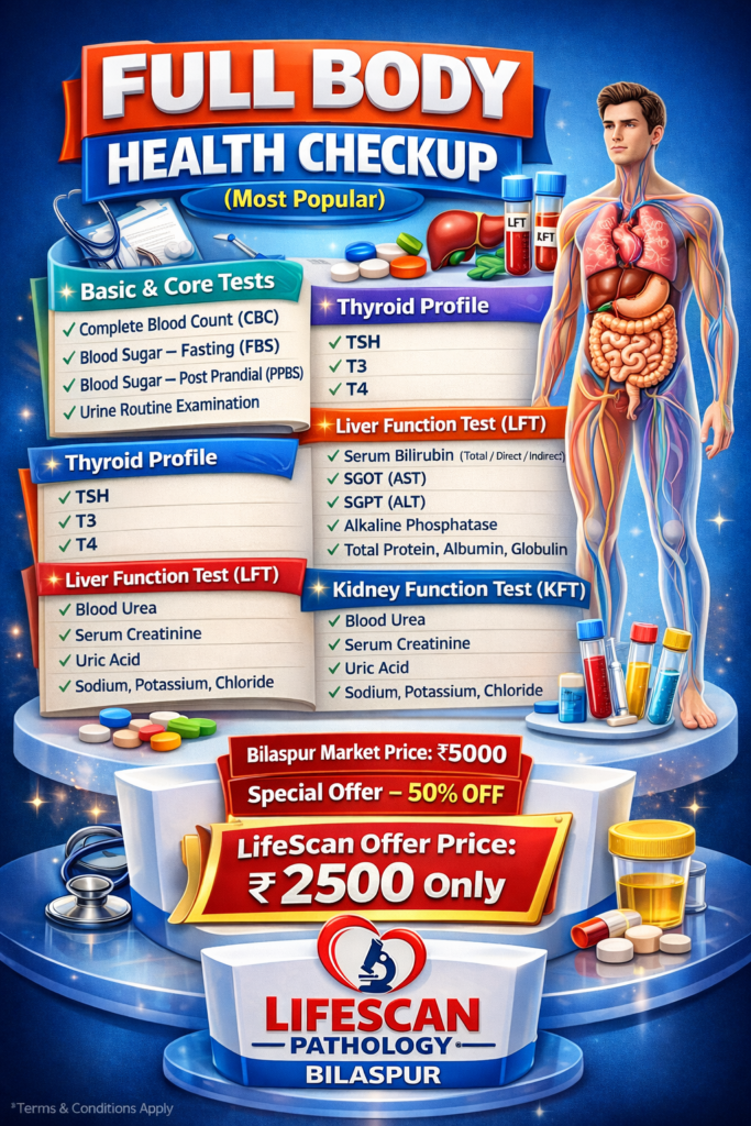 popular full body checkup